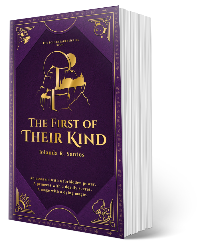 Cover of 'The First of Their Kind' signed paperback by Iolanda R. Santos